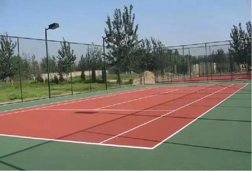 沥青基础硬地网球场施工工艺